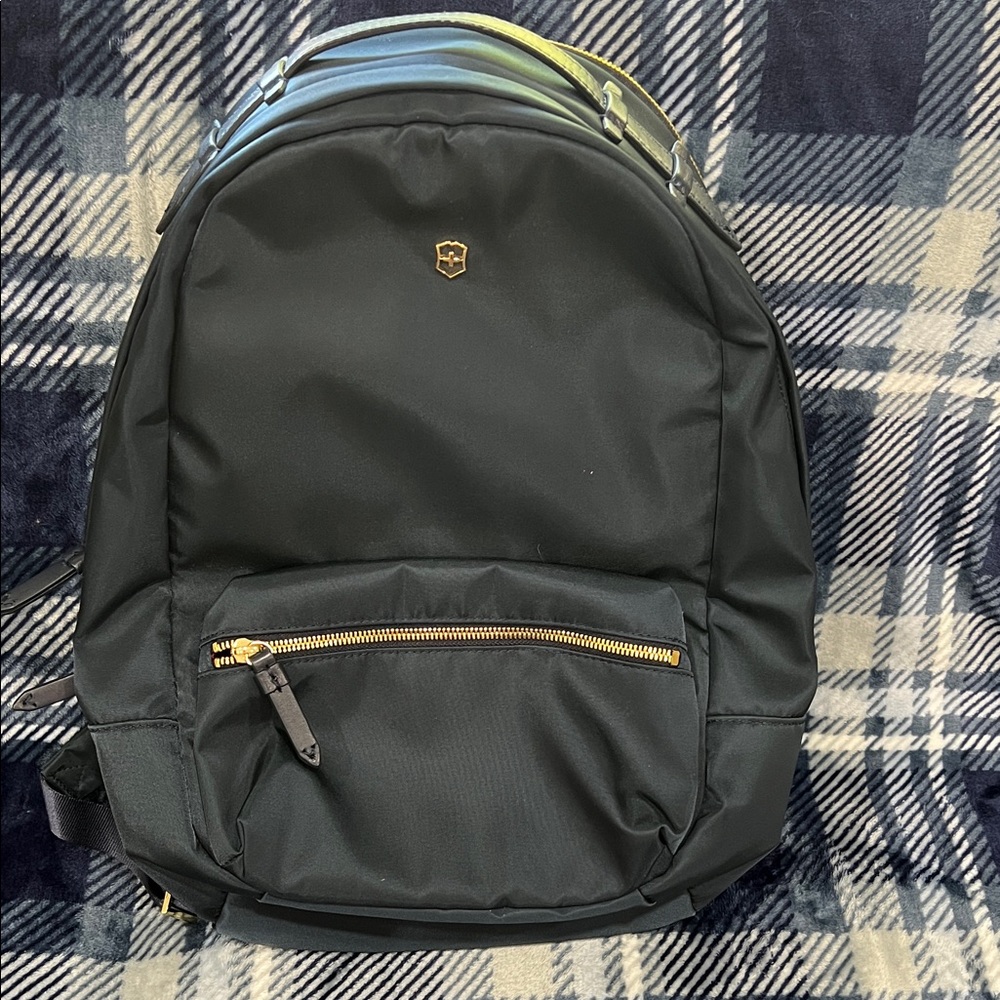 Victorinox Black and Blue Backpack